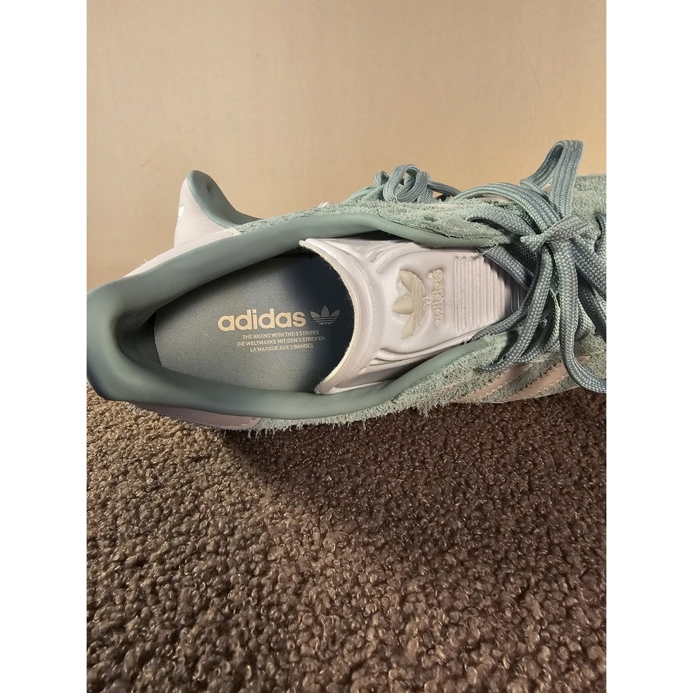 adidas Gazelle JQ3902 Womens 7 Mint Green Suede White Sneakers Shoes - Picture 4 of 8